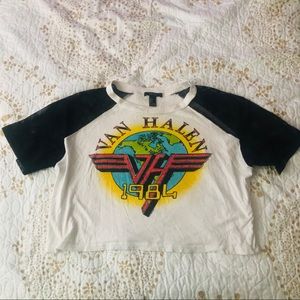 Van Halen Crop Top